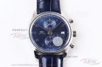YL Factory IWC Portugieser Chronograph Classic Blue Dial Leather Strap 42 MM Swiss Automatic Watch